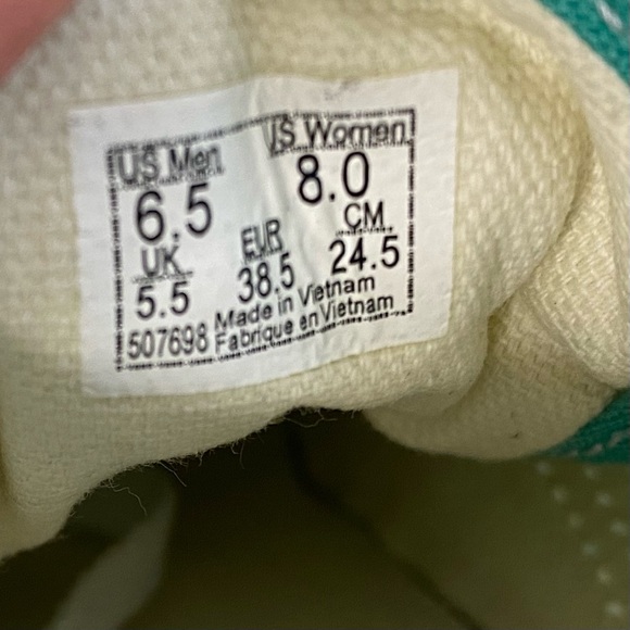 Vans Old Skool Womens Sneakers Size 8 Green White Suede Skate Shoes NEW - Picture 10 of 10